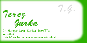 terez gurka business card